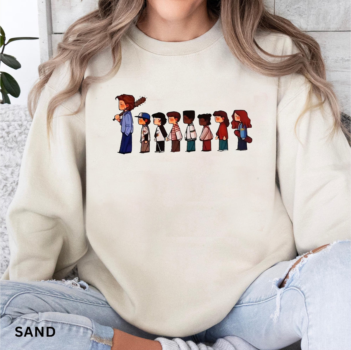 V2 Stranger Things Retro Hawkins Crew Unisex Shirts/Crewneck/Hoodie