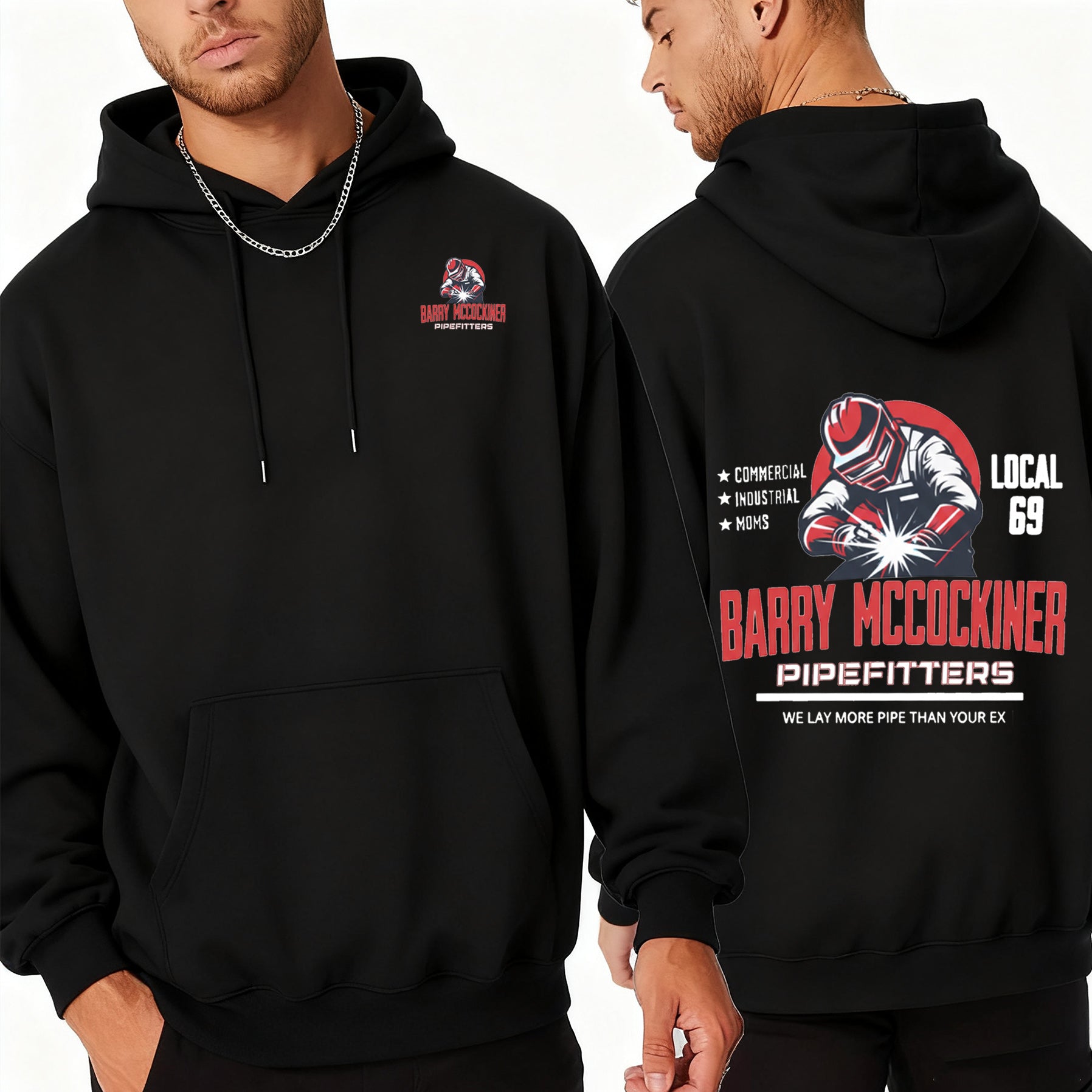 Barry Mccockiner Pipefitters Unisex Shirts/Crewneck/Hoodie