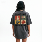 SAME SHIT DIFFERENT HAT Satire Graphic Unisex T-shirt/Crewneck/Hoodie